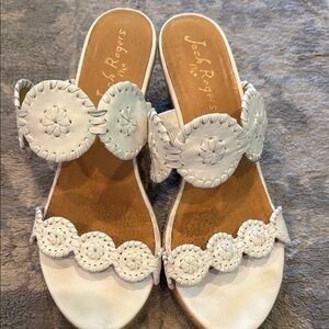 Jack Rogers Lauren Mid Wedges- Women's Size 9.5